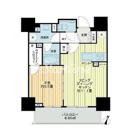 シティハウス四谷三丁目の物件間取画像